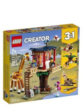 Lego  Creator 3-in-1- Safari Wildlife Tree House 31116  New  In Box